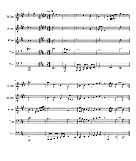 A Good Night Brass Quintet Page 2