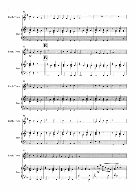 A Groovy Kind Of Love Solo For Trombone Or Euphonium Treble Clef With Piano Page 2