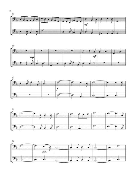 A Holy Silent Night Bass C Instrument Duet Parts Only Page 2