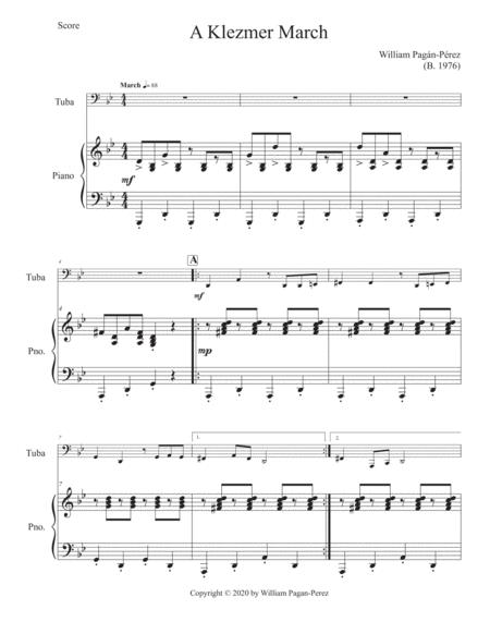 A Klezmer March For Tuba And Piano Page 2