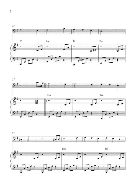 A La Nana Lullaby Bassoon Solo And Piano Accompaniment Page 2