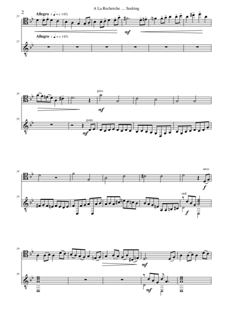 A La Recherche Seeking For Cello And Guitar Page 2