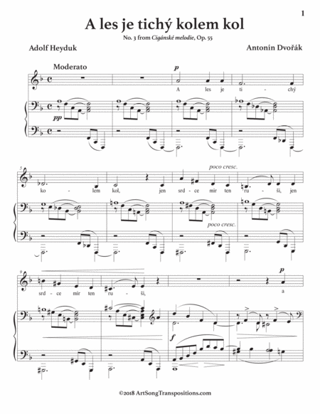 A Les Je Tich Kolem Kol Op 55 No 3 F Major Page 2