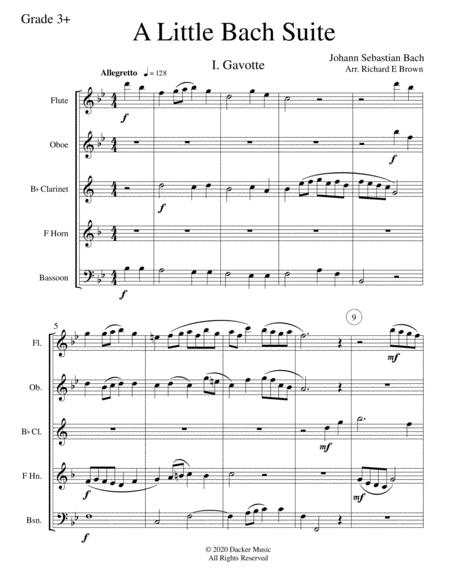 A Little Bach Suite Woodwind Quintet Page 2