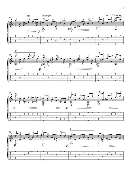 A Lonely Night Guitar Solo Page 2