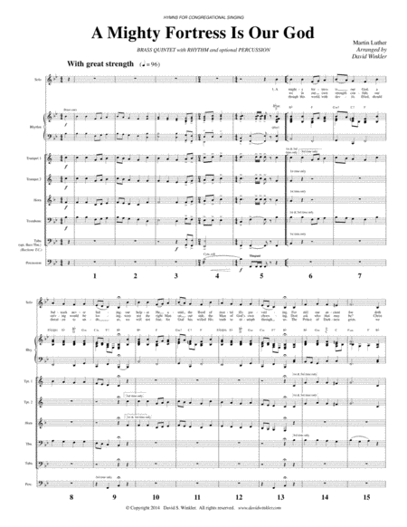A Mighty Fortress Is Our God Hymn Accompaniment Page 2