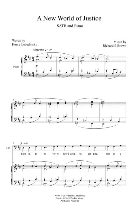 A New World Of Justice Satb Page 2