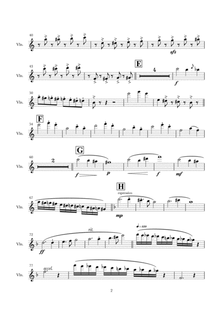 A Night On The Town The Memory For String Quartet Page 2