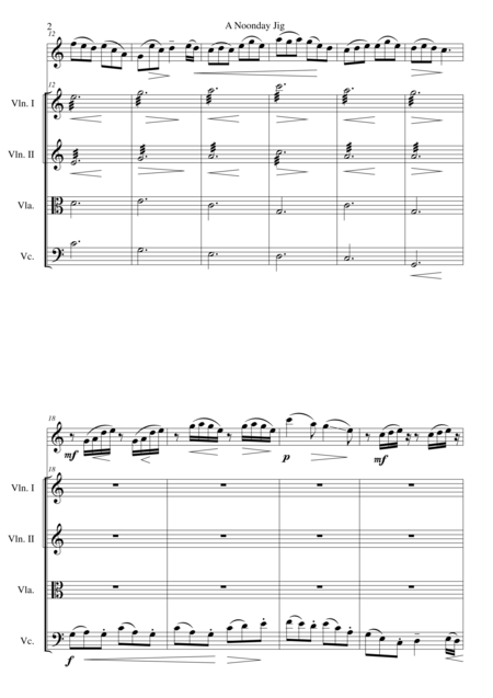 A Noonday Jig For Hulusi Or Flute And Strings Page 2