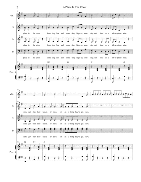A Place In The Choir For Sab Page 2