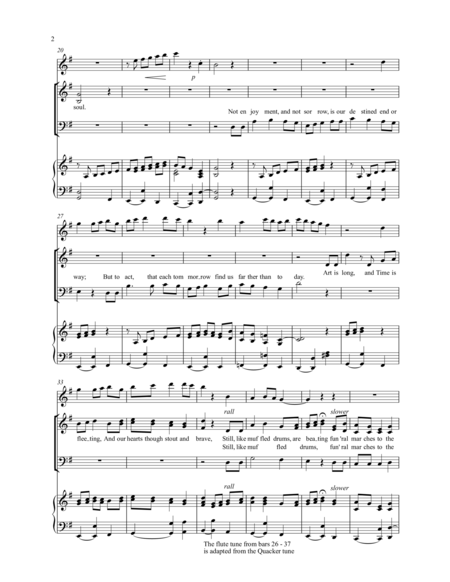 A Psalm Of Life For Sab Choir And Piano Page 2