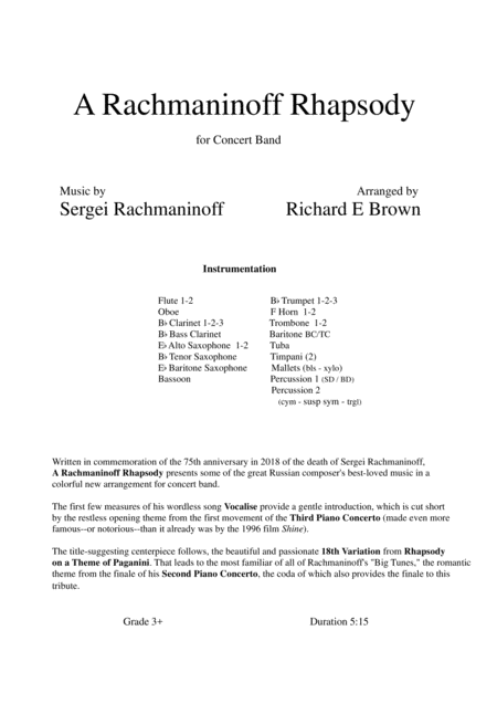 A Rachmaninoff Rhapsody Page 2