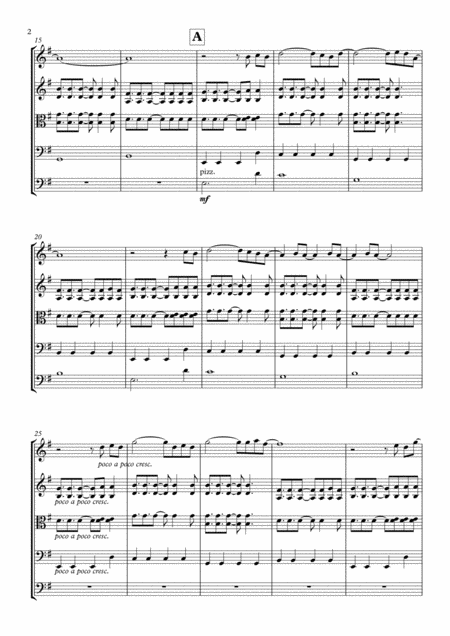 A Sky Full Of Stars String Quintet String Orchestra Page 2