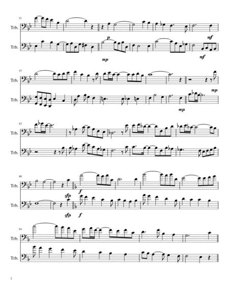 A Song For Japan Trombone Duet Page 2