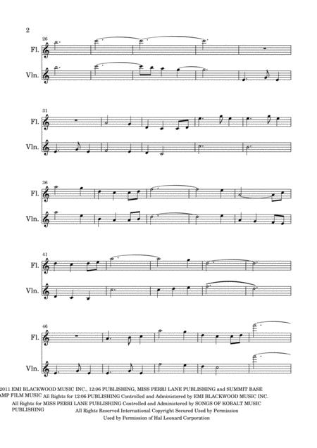 A Thousand Years For Flute And Violin Page 2