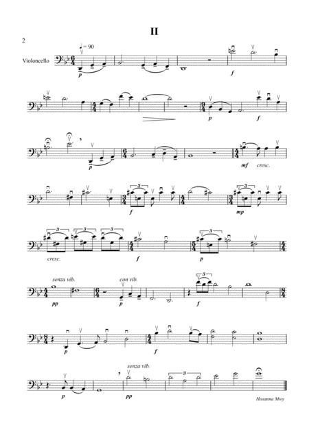 A Welsh Suite For Solo Cello Page 2