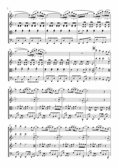 Abba Gimme Gimme Gimme A Man After Midnight String Quartet Page 2