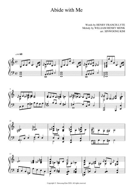 Abide With Me Piano Solo In C Major Page 2