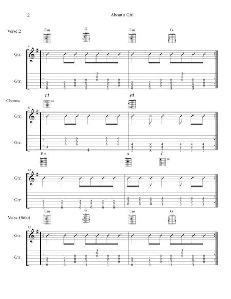 About A Girl Guitar Chords Page 2