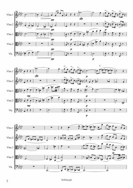 Adagio And Allegro Kv 594 For String Orchestra Page 2