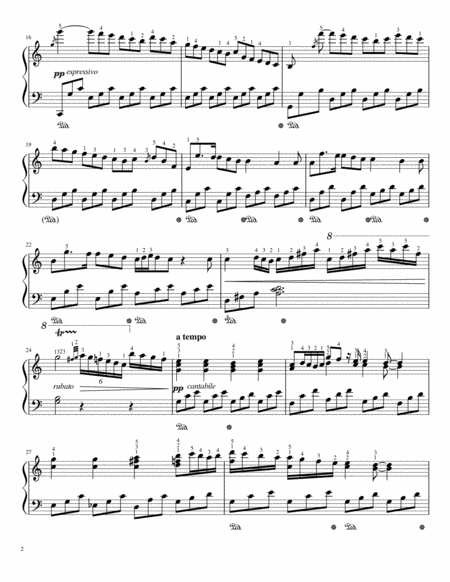 Adagio From Beethovens Emperor Concerto For Piano Solo Intermediate Page 2