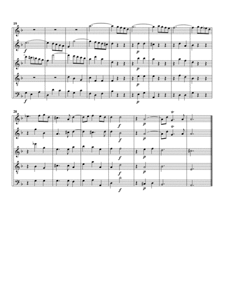 Adagio From Water Music Arrangement For 5 Recorders Page 2