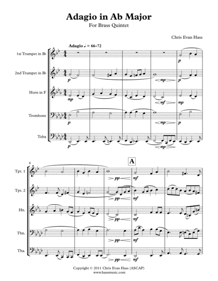 Adagio In A Flat Major Page 2