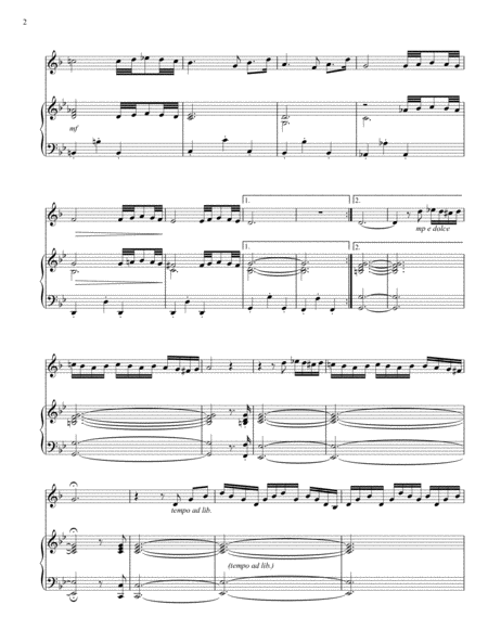 Adagio In G Minor Tomaso Albinoni Transcribed For French Horn And Piano Page 2
