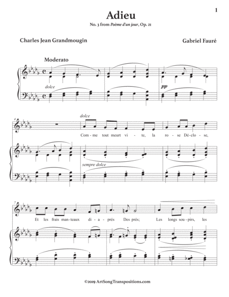 Adieu Op 21 No 3 D Flat Major Page 2