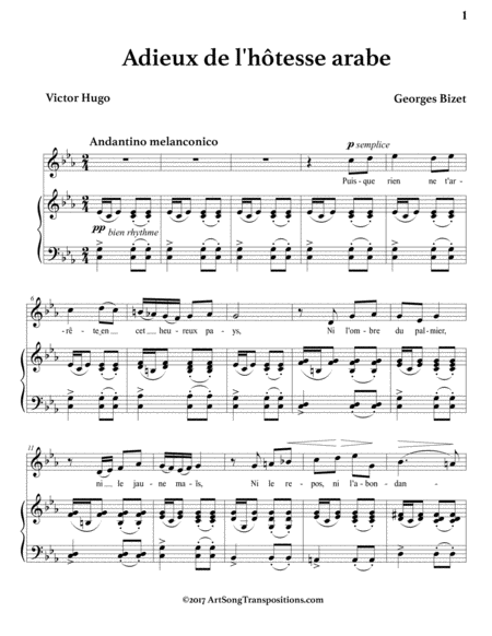 Adieux De L Htesse Arabe C Minor Page 2