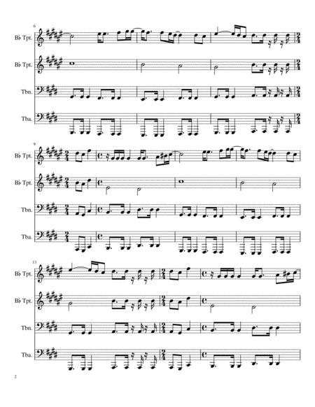 Africa Brass Quartet Page 2