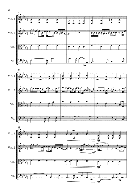 Against All Odds Take A Look At Me Now Phil Collins Arranged For String Quartet By Greg Eaton Score And Parts Perfect For Gigging Quartets Includes Bo Page 2