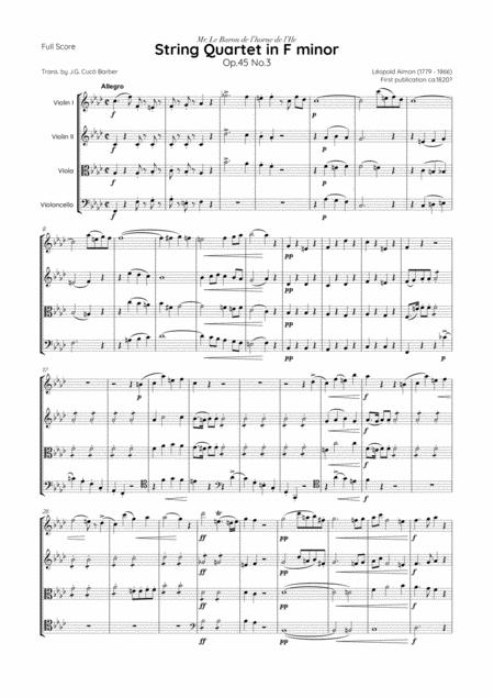 Aimon String Quartet In F Minor Op 45 No 3 Page 2