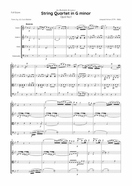 Aimon String Quartet In G Minor Op 6 No 1 Page 2