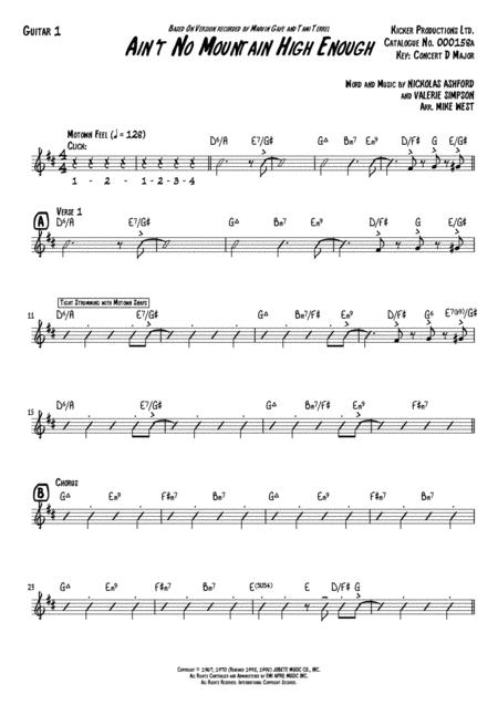 Aint No Mountain High Enough Guitar Page 2