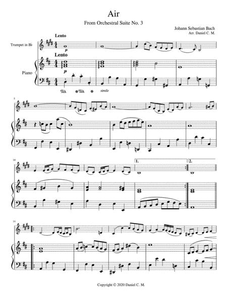 Air For Bb Trumpet And Piano Simplified Page 2