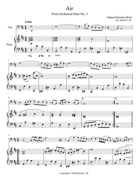 Air For Tuba And Piano Simplified Page 2