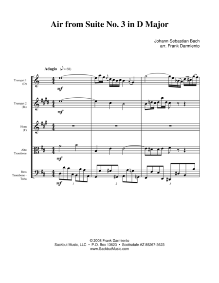 Air On A G String Air From Suite No 3 In D Major Page 2