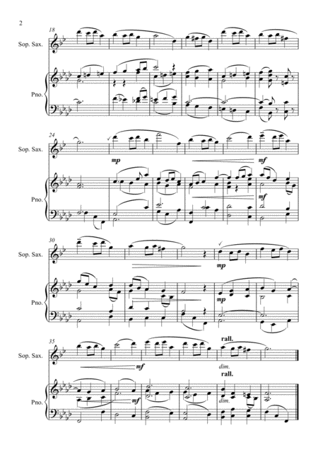 Air Soprano Saxophone With Piano Accompaniment Page 2