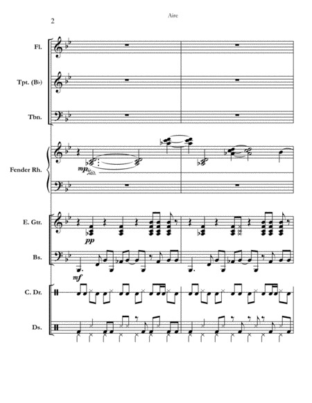 Aire Chicago Full Score Set Of Parts Page 2