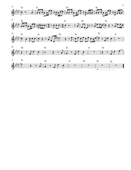 Alan Walker Faded Clarinet Page 2