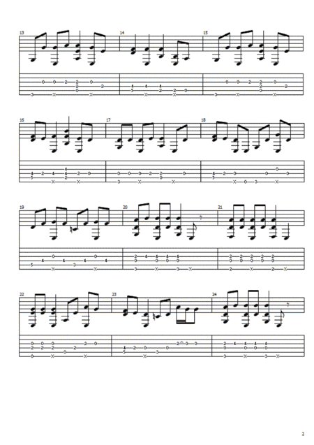 All I Have To Do Is Dream For Solo Fingerstyle Guitar Page 2