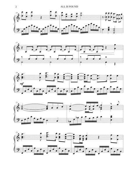 All Is Found Frozen 2 Sheet Music Advanced Piano Page 2