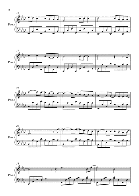 All Of Me By John Legend Piano Page 2