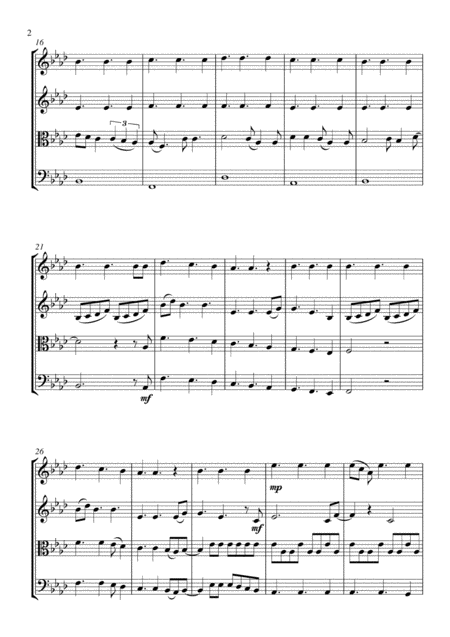 All Of Me String Quartet Score And Parts Page 2