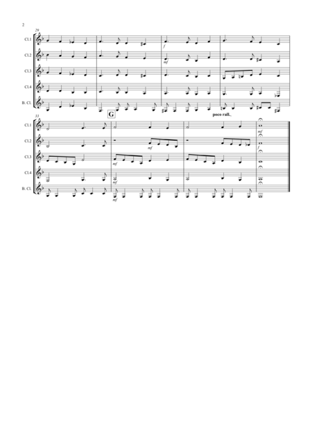 All Through The Night For Clarinet Quintet Page 2