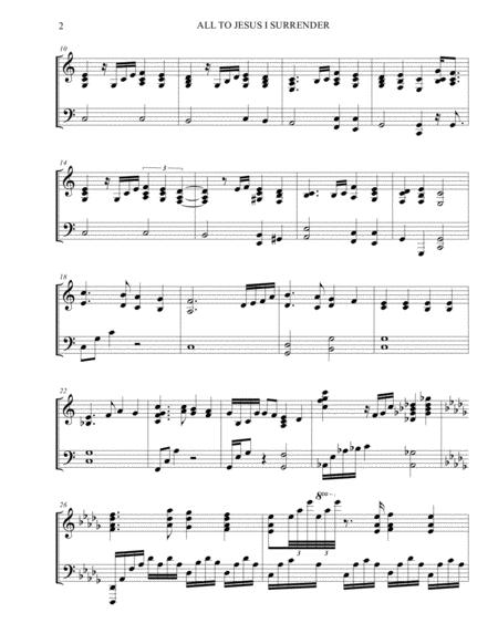 All To Jesus I Surrender Winfields Weeden Sheet Music Advanced Piano Page 2