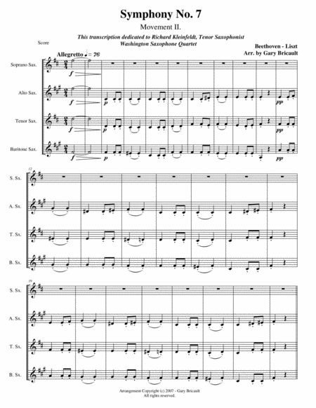 Allegretto Mvt 2 From Symphony No 2 Page 2