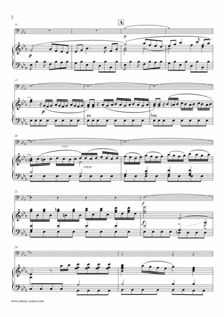 Allegro From Mozarts 4th Horn Concerto Bassoon And Piano Page 2