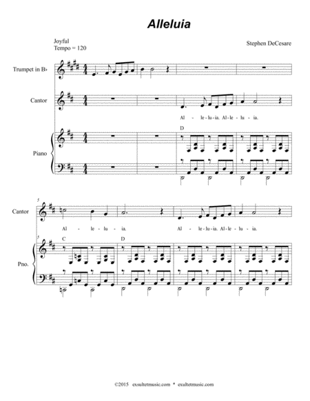 Alleluia From Mass For The People Of God Piano Score Page 2